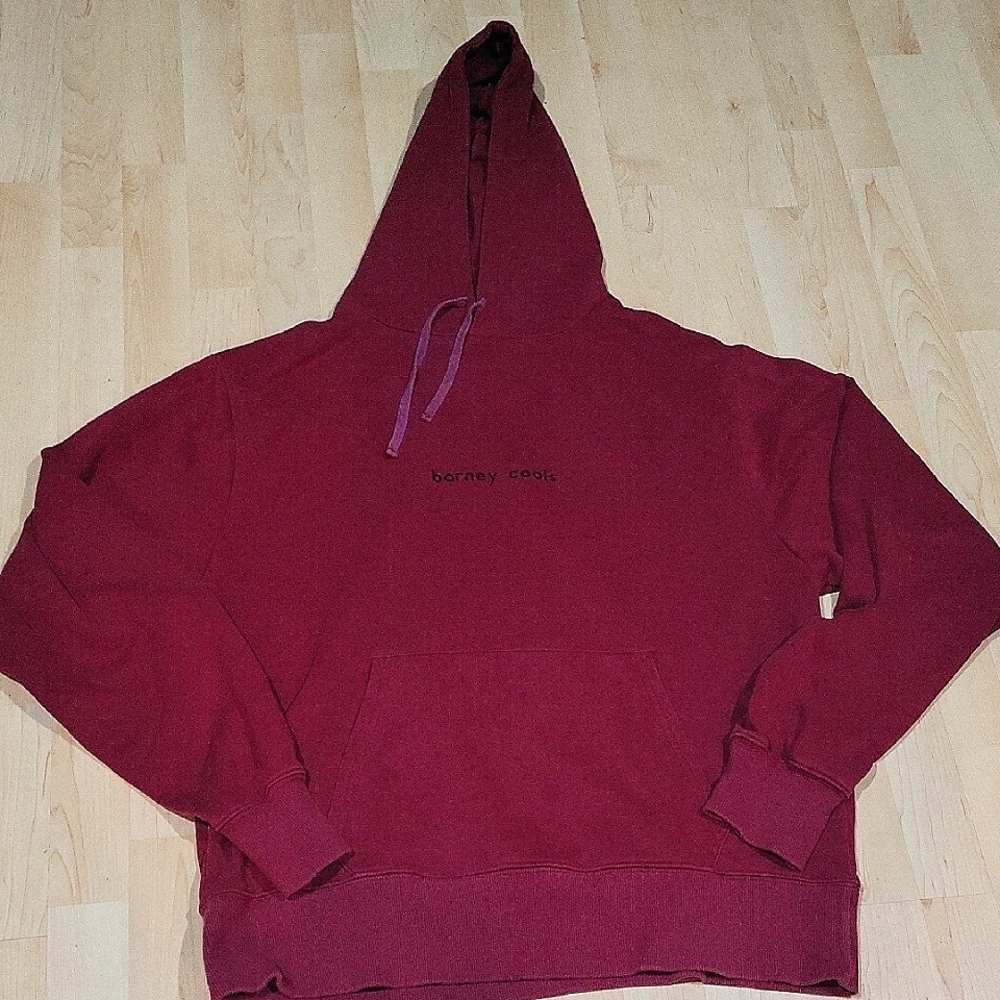 Barney Cools Men's Deep Red Hoodie